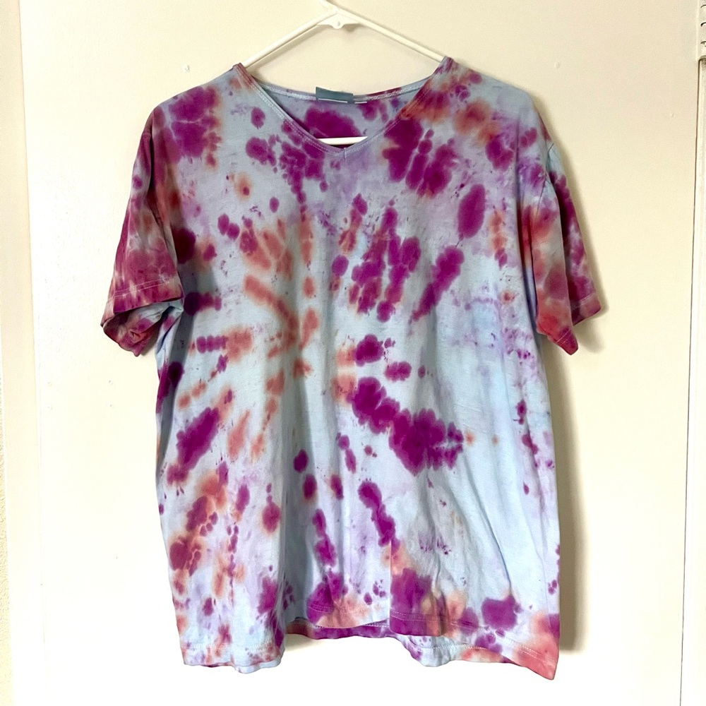Greenvillage Women's Tie Dye Top - Size XL